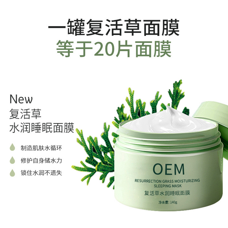 斐丽_复活草睡眠面膜OEM